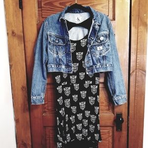 H&M cutout back dress